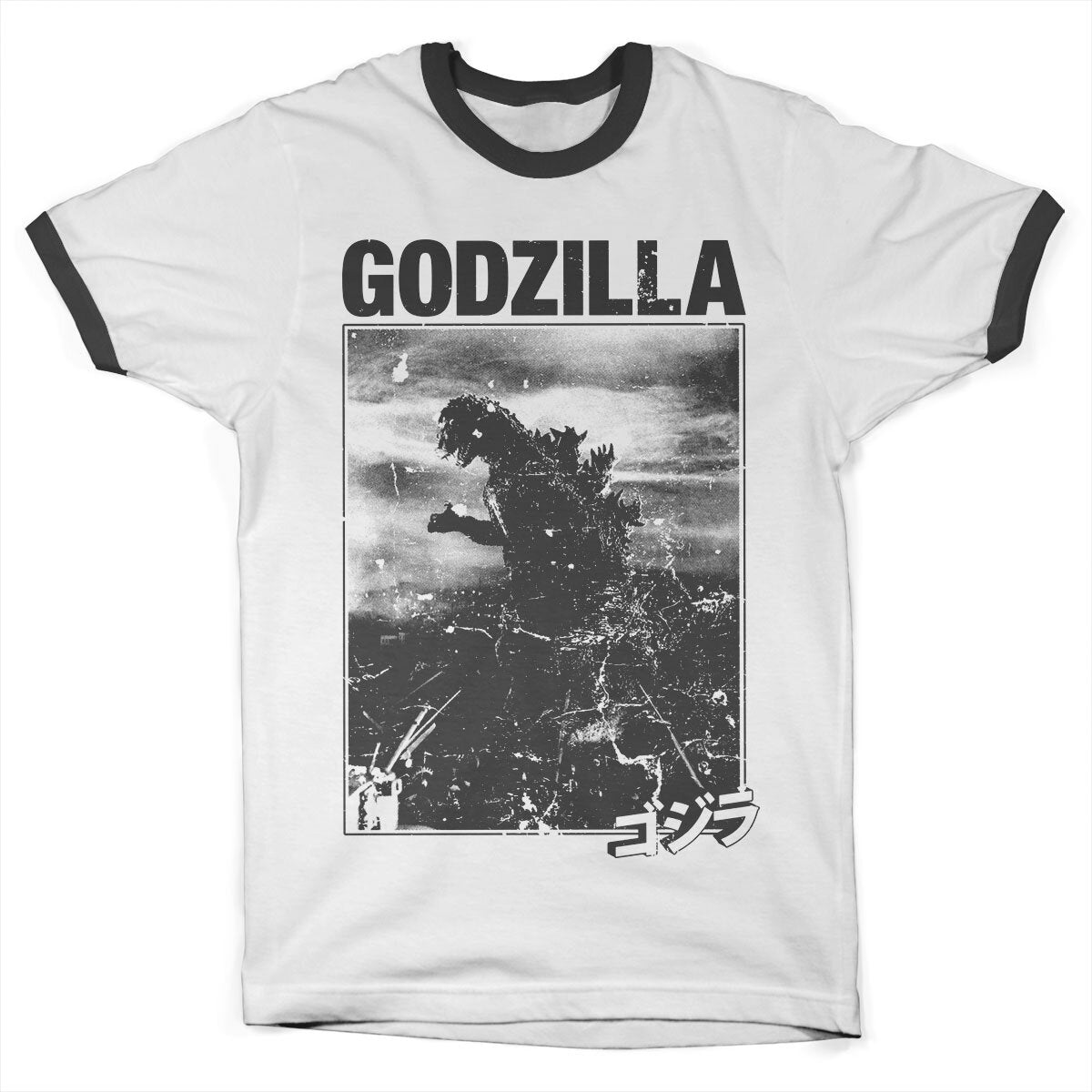 Godzilla Vintage Ringer Tee