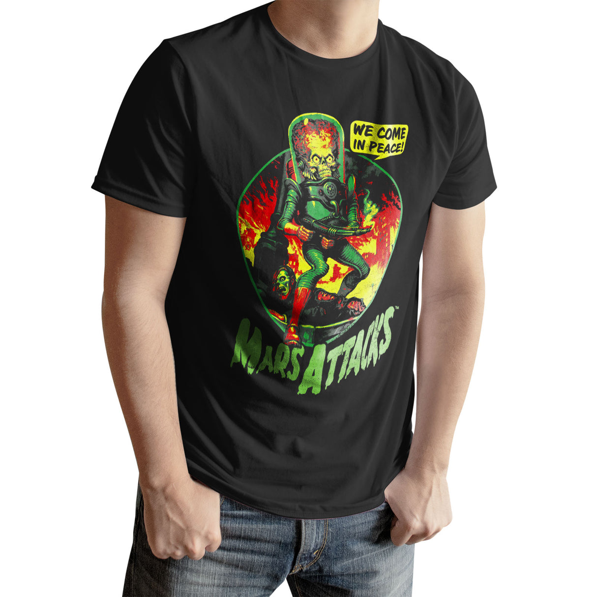 Mars Attacks - We Come In Peace T-Shirt