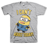 Minions - I Can't Adult Today T-Shirt