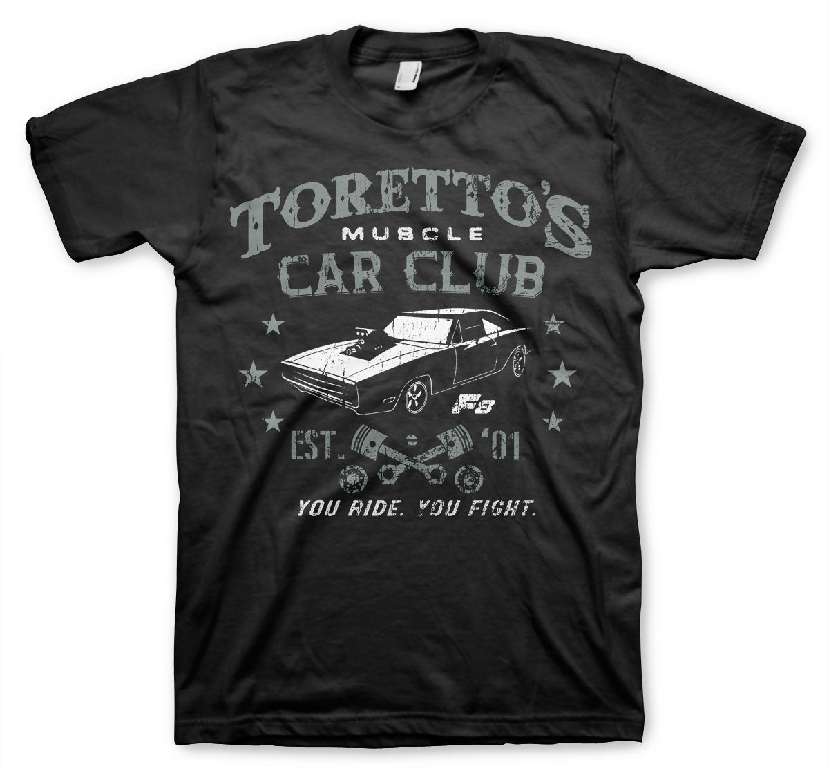 Toretto's Muscle Car Club Big & Tall T-Shirt