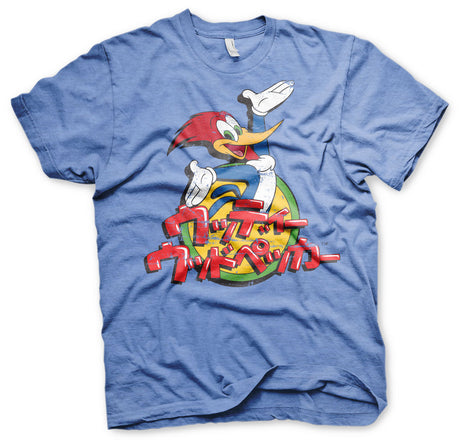 Woody Woodpecker Washed Japanese Logo T-Shirt