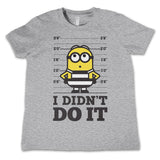 Minions - I Didn't Do It Kids T-Shirt