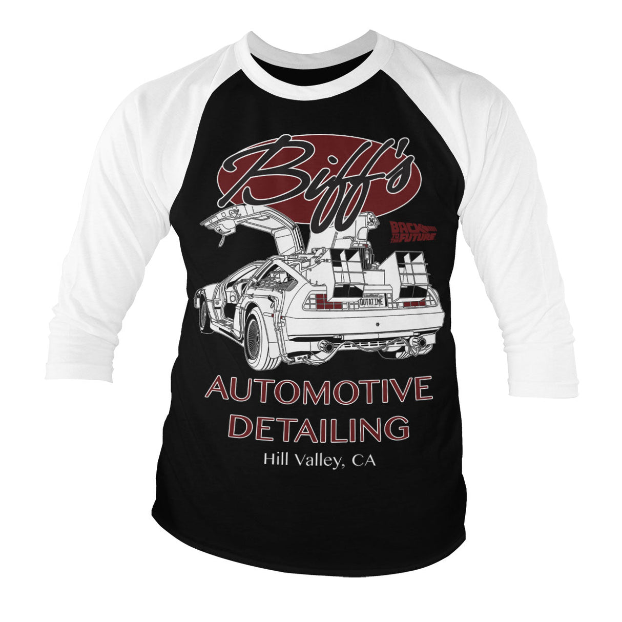 Biff's Automotive Detailing Baseball 3/4 Sleeve Tee