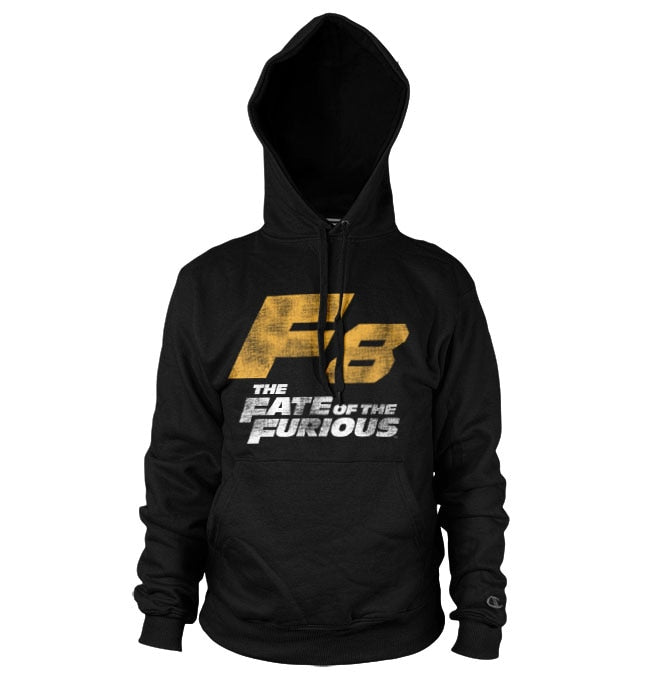 F8 Distressed Logo Hoodie