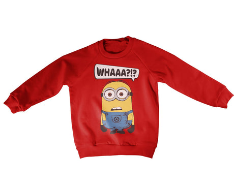 Minions - Whaaa?!? Kids Sweatshirt