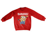 Minions - Banana! Kids Sweatshirt