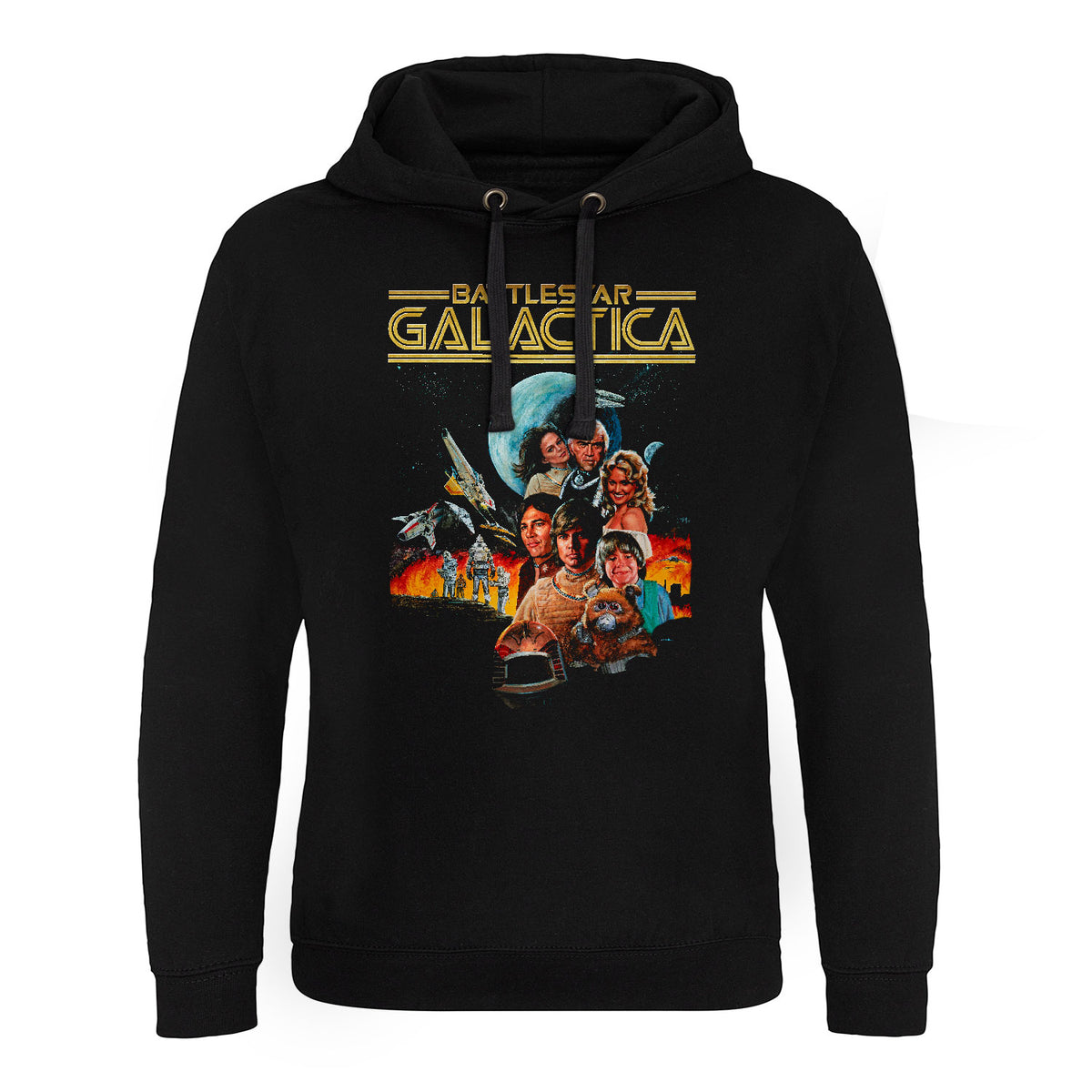 Battlestar Galactica Retro Poster Epic Hoodie