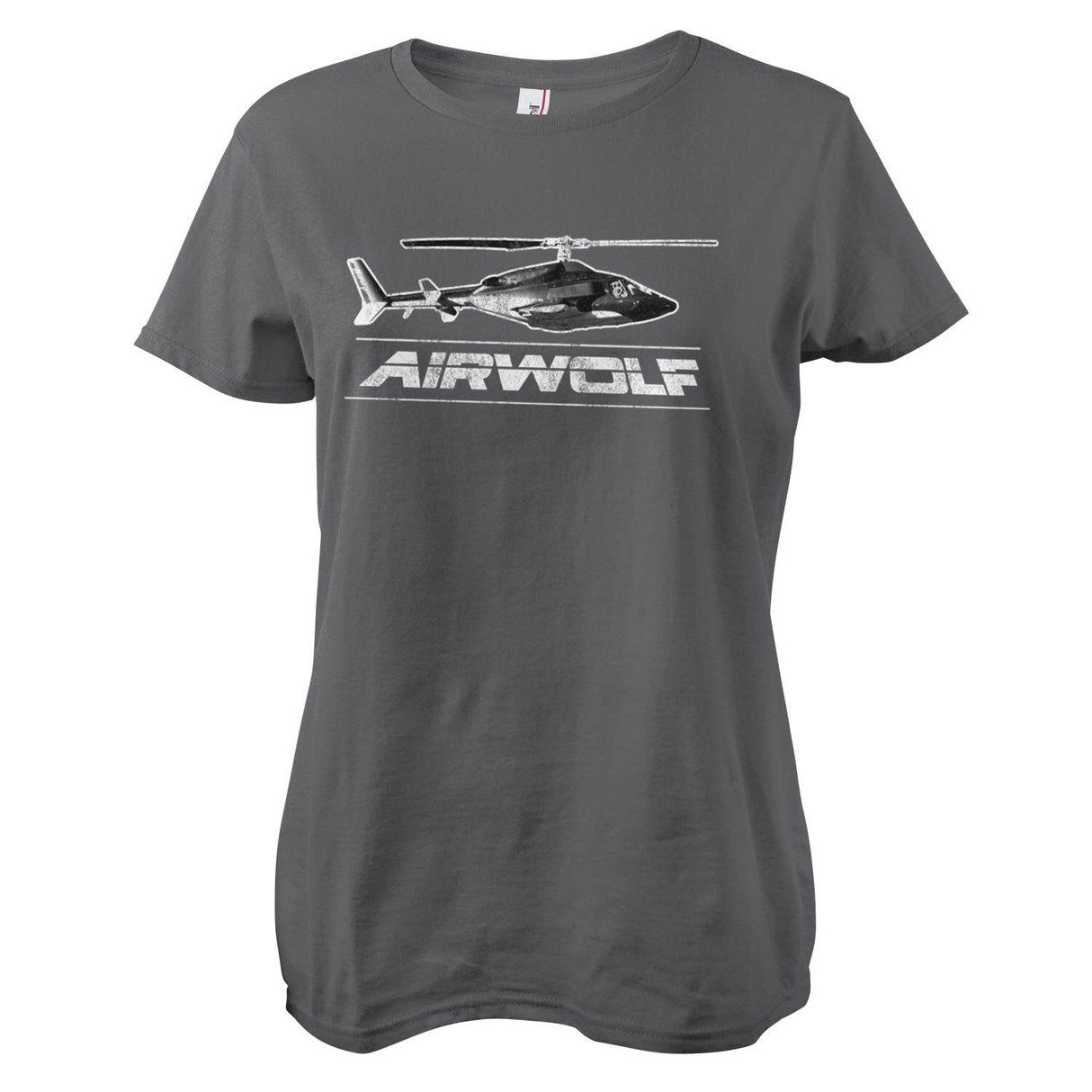 Airwolf Distressed Girly Tee