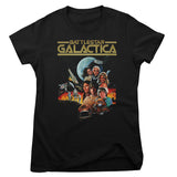 Battlestar Galactica Retro Poster Girly Tee