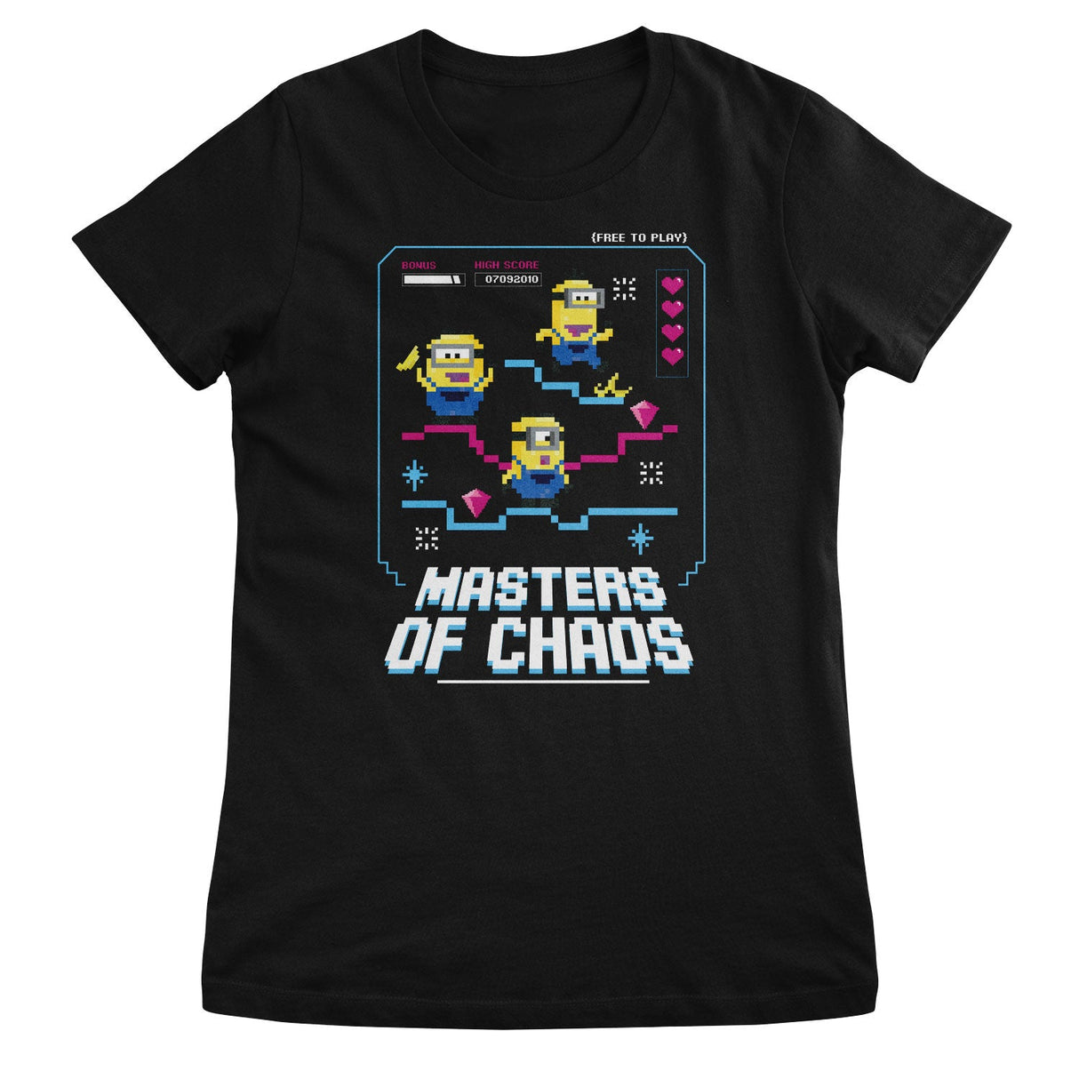 Minions - Masters Of Chaos Girly Tee