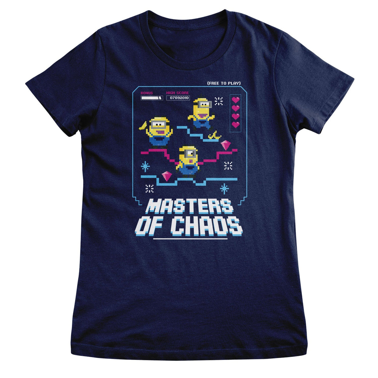 Minions - Masters Of Chaos Girly Tee