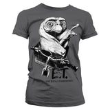 E.T. Biking Distressed Girly Tee