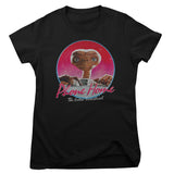 E.T. Phone Home Retro Circle Girly Tee