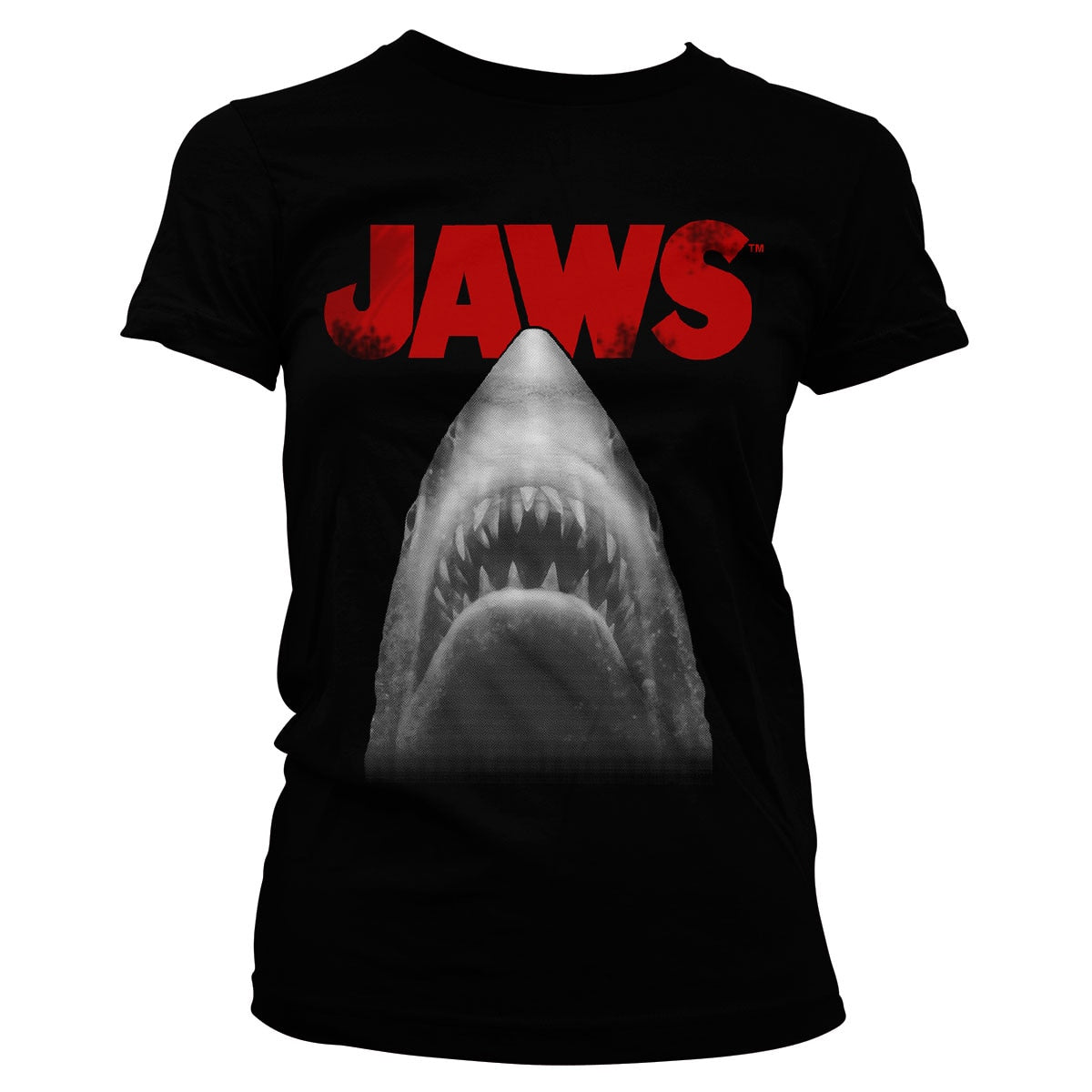 Jaws Poster Girly Tee