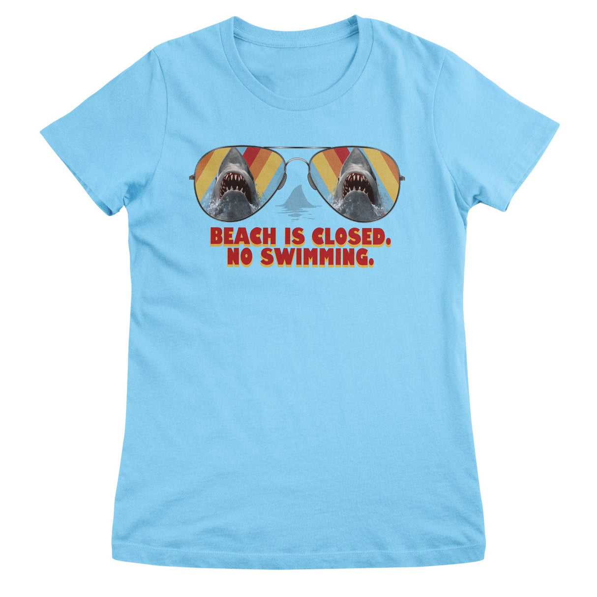 Jaws Shades - Now Swimming Girly Tee