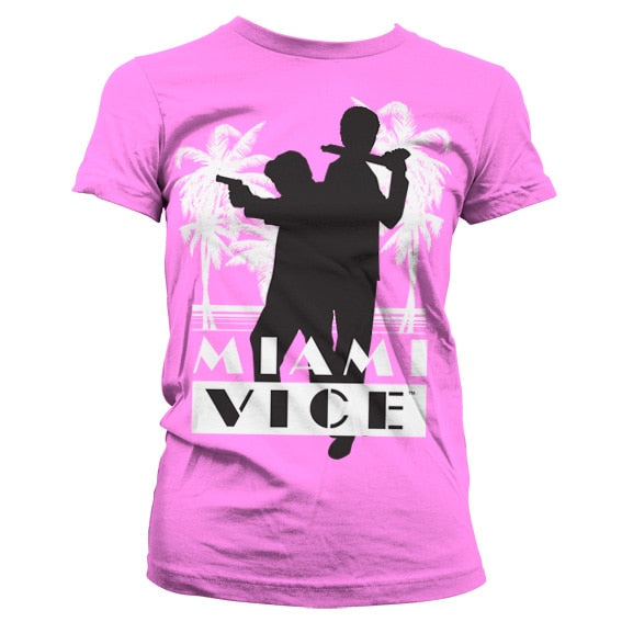 Miami Vice Silhuettes Girly T-Shirt