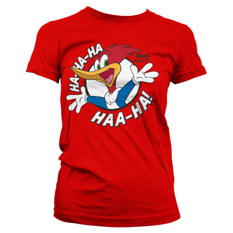 Woody Woodpecker HAHAHA Girly Tee