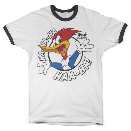 Woody Woodpecker HAHAHA Ringer Tee