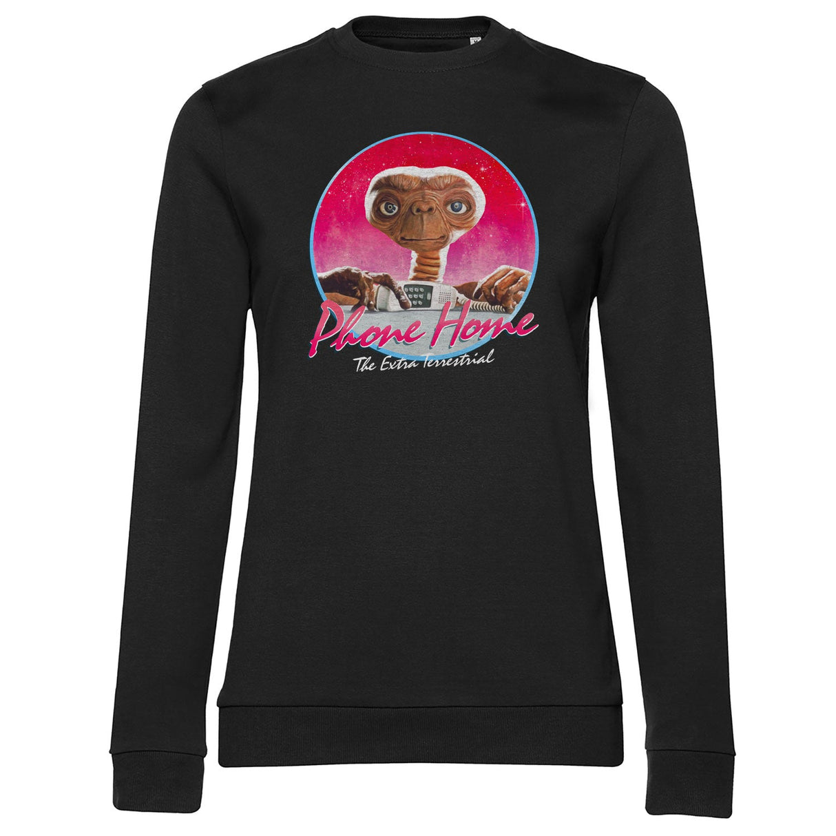 E.T. Phone Home Retro Circle Girly Sweatshirt