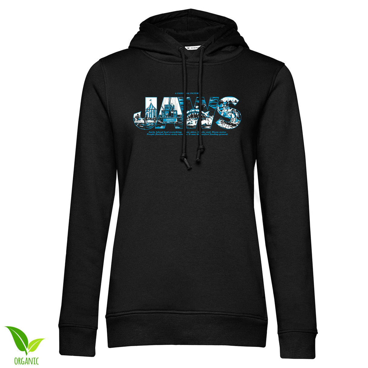 Jaws Logo Scenes Girly Hoodie