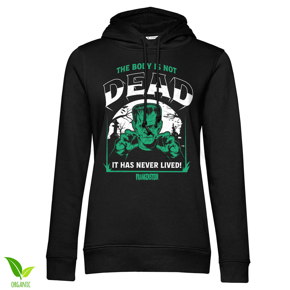 Frankenstein - The Body Is Not Dead Girly Hoodie