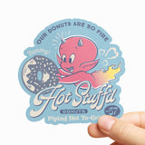 Hot Stuff Donuts Sticker