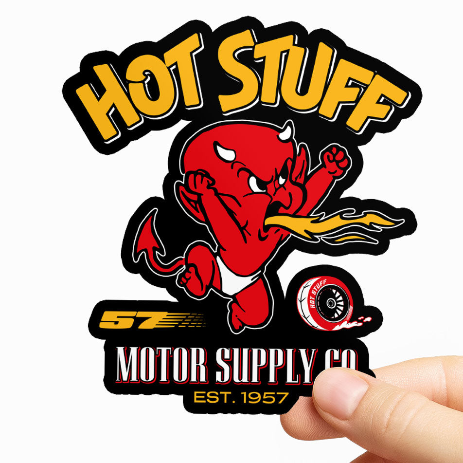 Hot Stuff Motor Supply Co Sticker