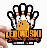 The Big Lebowski Bowling Team Sticker