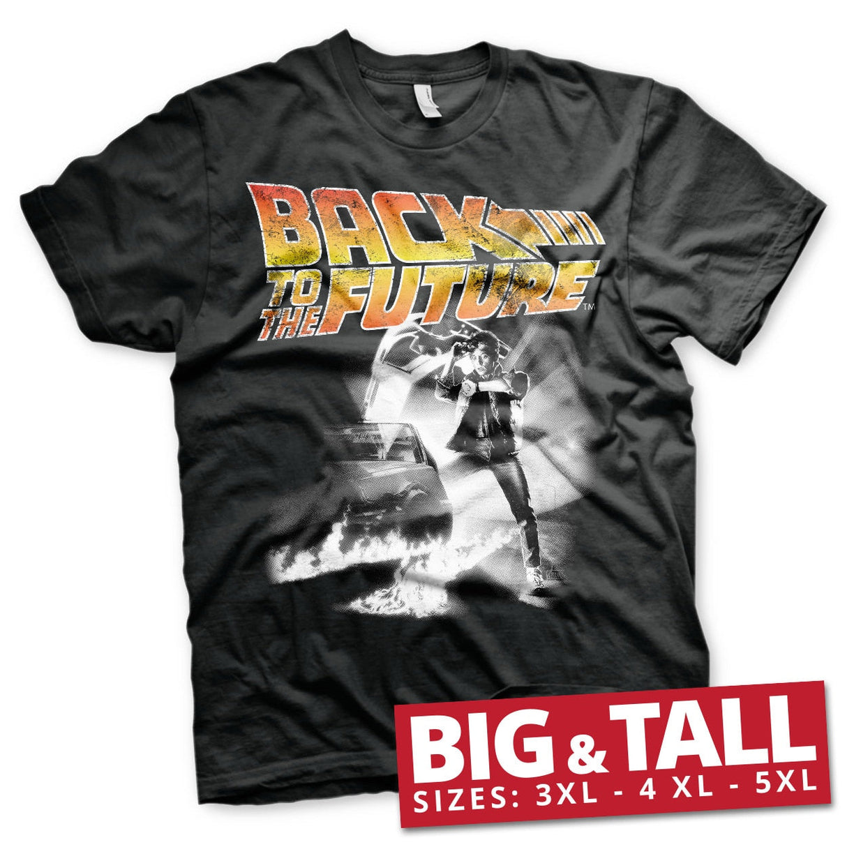 Back To The Future Poster Big & Tall T-Shirt