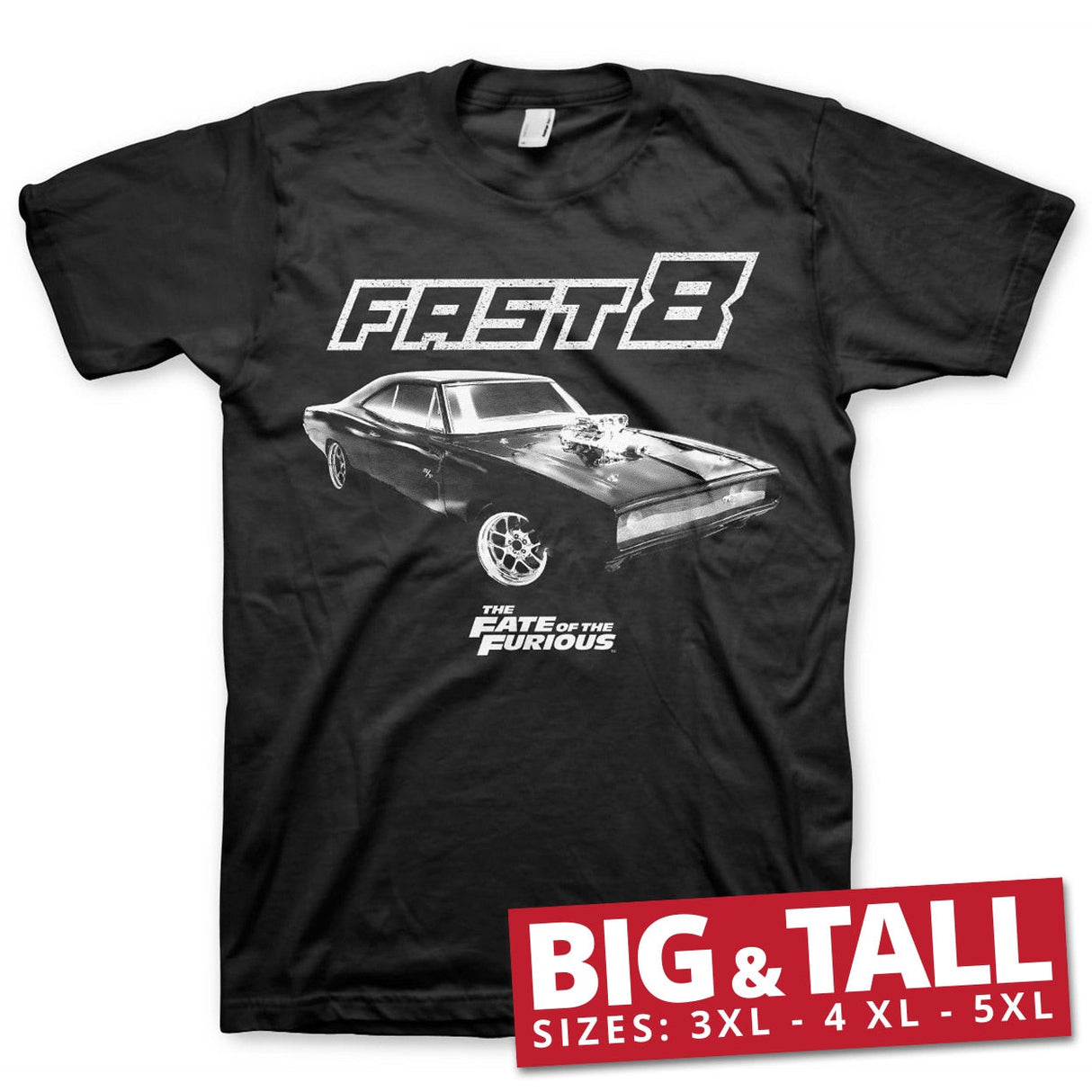 Fast 8 Dodge Big & Tall T-Shirt