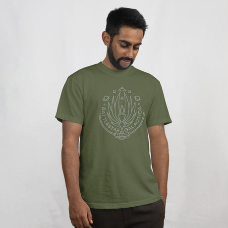 Battlestar Galactica BSG75 Badge T-Shirt