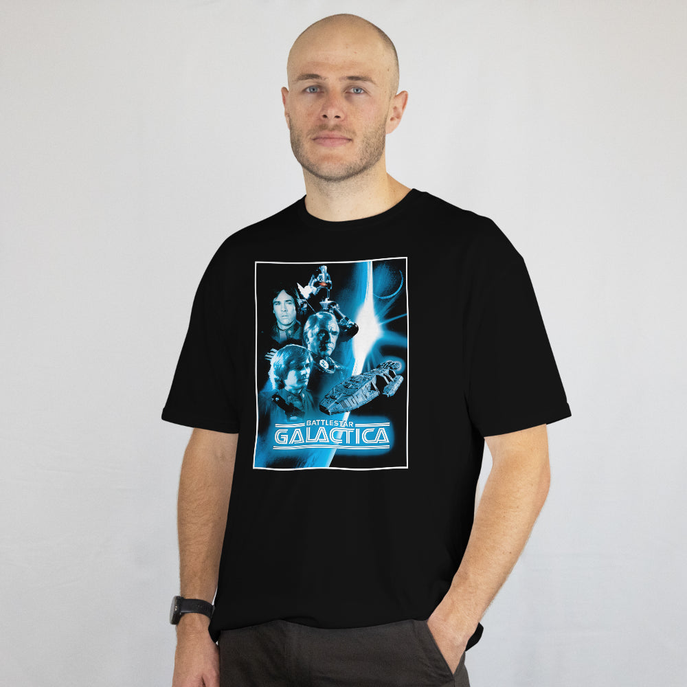 Battlestar Galactica Space Poster T-Shirt