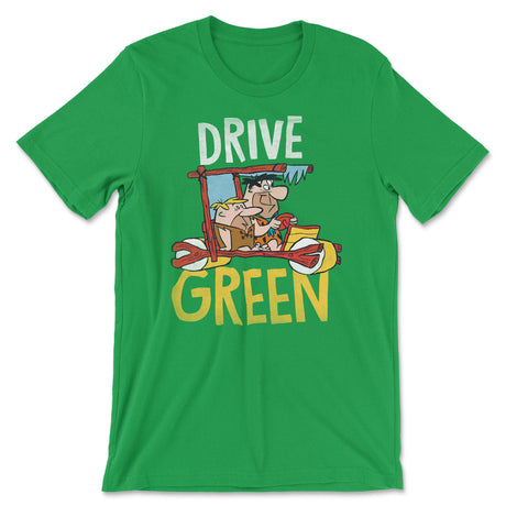 The Flintstones - Drive Green T-Shirt