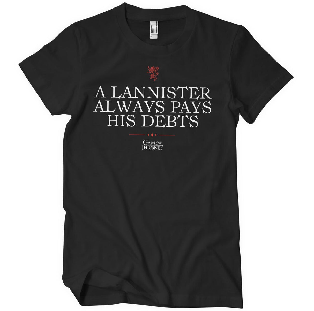 A Lannister Always Pays His Debts Big & Tall T-Shirt