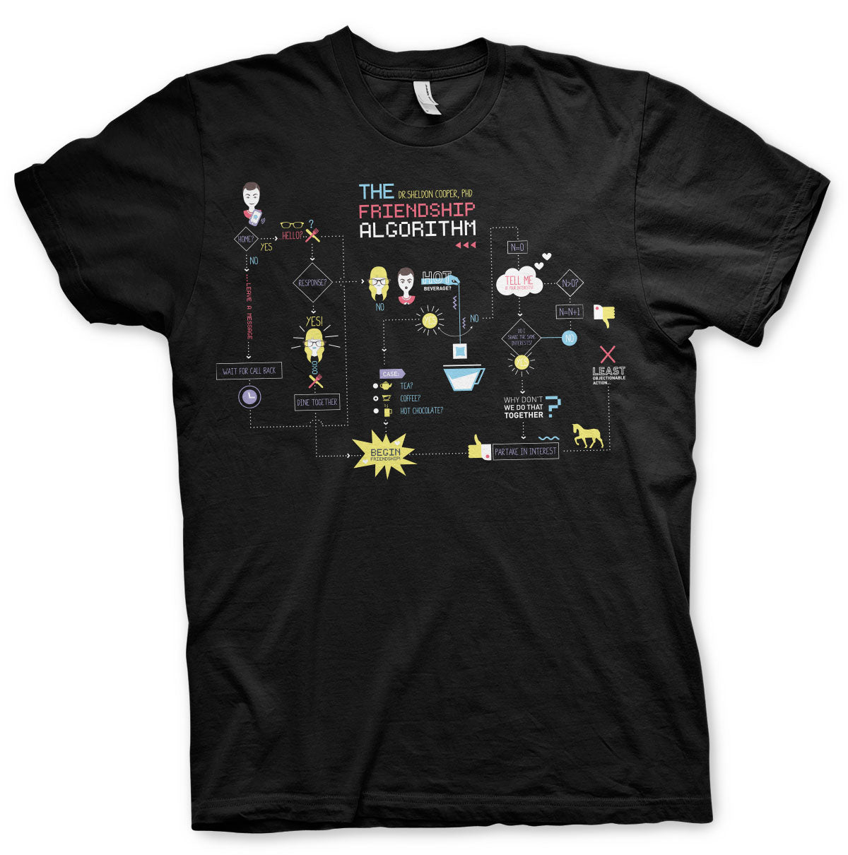The Friendship Minions Algorithm Big & Tall T-Shirt