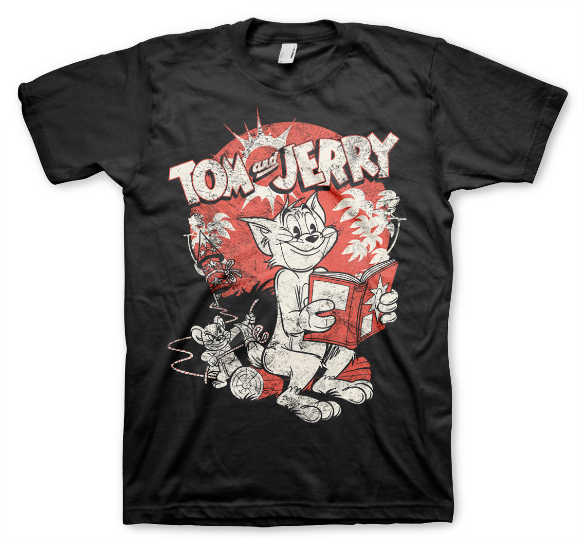 Tom & Jerry Vintage Comic Big & Tall T-Shirt