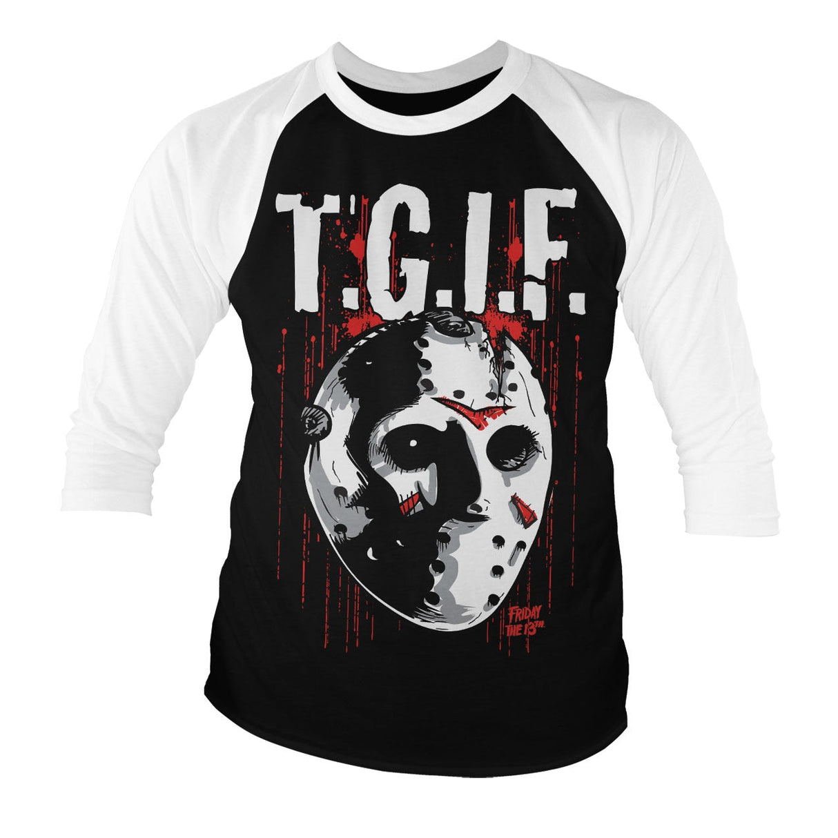 Friday The 13th - T.G.I.F. Baseball 3/4 Sleeve Tee