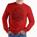 Harry Potter Gryffindor Washed Crest Sweatshirt