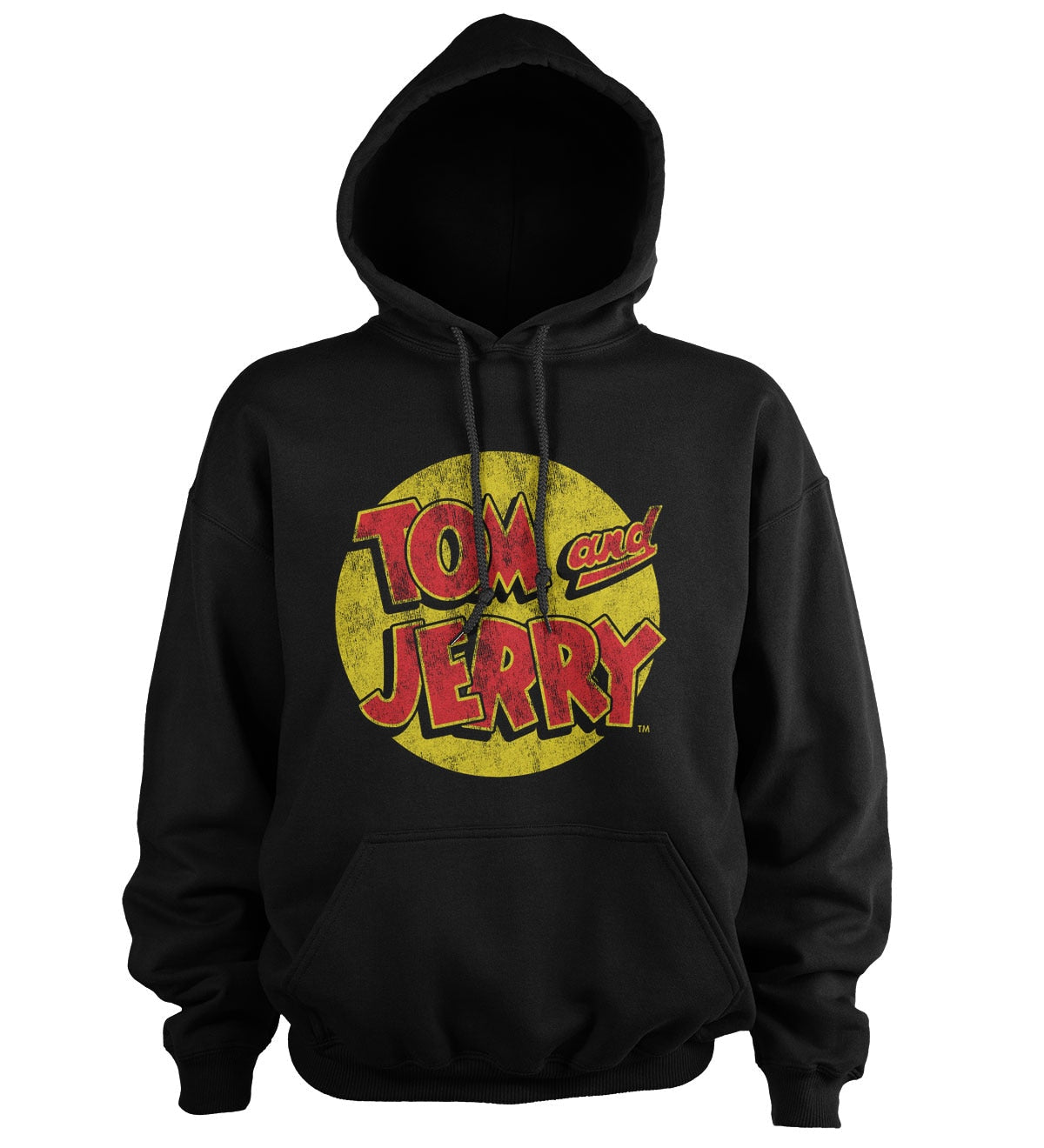 Tom & Jerry Washed Logo Big & Tall Hoodie