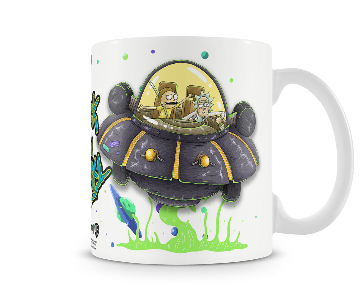 Rick And Morty Spaceship Coffee Mug