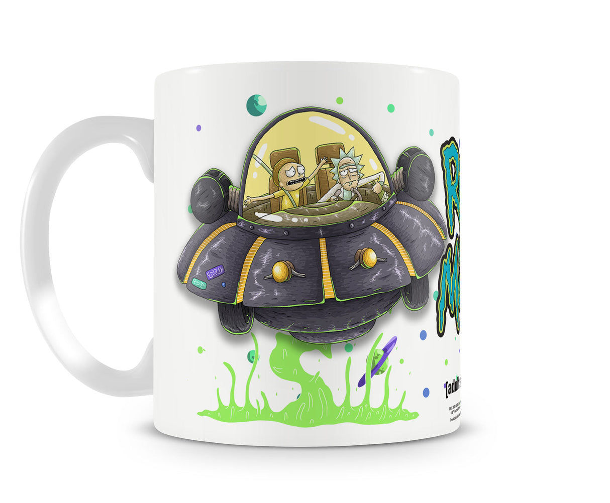 Rick And Morty Spaceship Coffee Mug