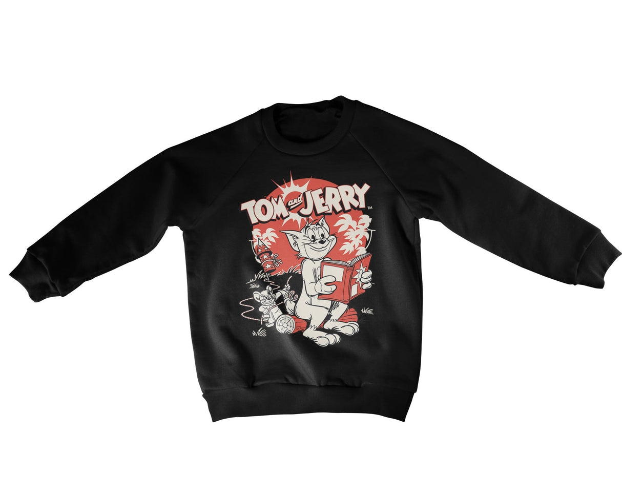 Tom & Jerry Vintage Comic Kids Sweatshirt