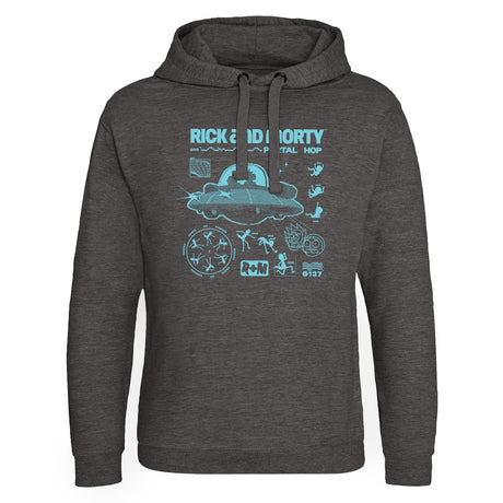 Rick And Morty - Portal Hop Epic Hoodie
