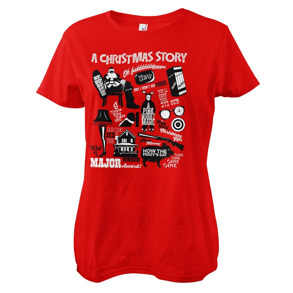 A Christmas Story icons Girly Tee