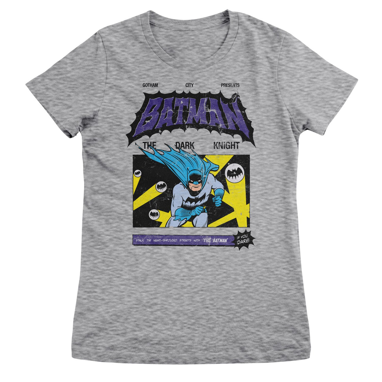 Batman - The Dark Knight Comic Cover Girly Tee