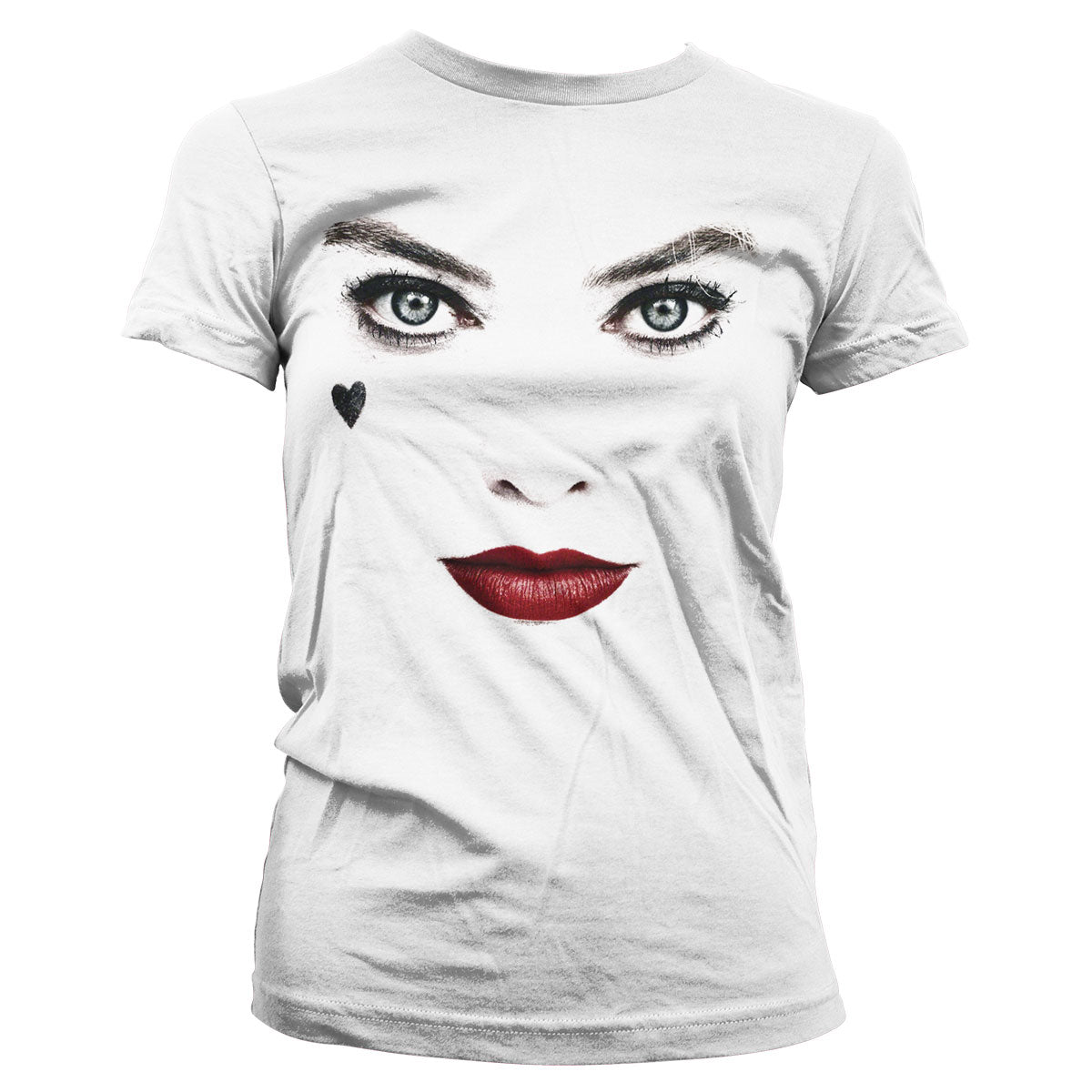 Harley Quinn Face-Up Girly Tee