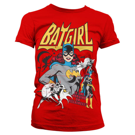 Batgirl - Hero Or Villain Girly Tee