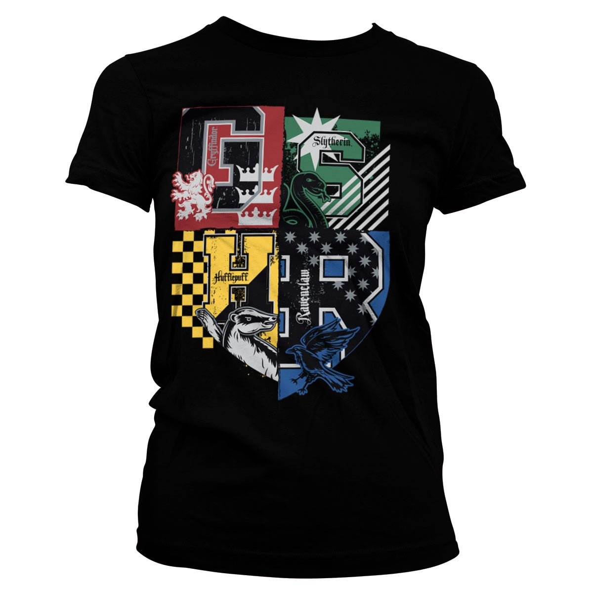 Harry Potter Dorm Crest Girly Tee