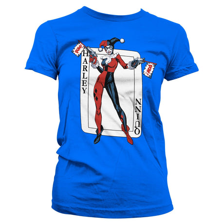 Harley Quinn Card Games Girly Tee