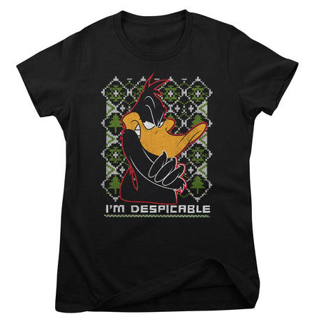Looney Tunes Christmas - I'm Despicable Girly Tee